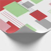 抽象芸術の長方形と線  ラッピングペーパー (角)