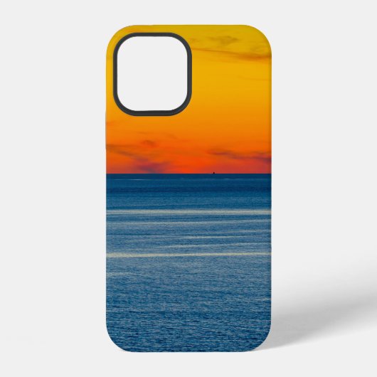 抽象芸術の長時間露出のシーケープ(意図的なc) iPhoneケース (裏面)