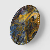 抽象芸術の閉鎖 ラウンド壁時計 (傾斜)