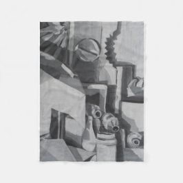 抽象芸術の階調 フリースブランケット