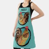 抽象芸術の雄鶏 エプロン (インサイチュ)