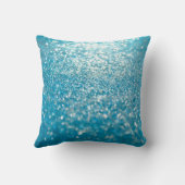 抽象芸術の青いライト芸術的、背景。 クッション (裏面)