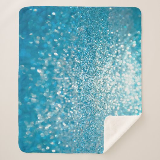 抽象芸術の青いライト芸術的、背景。 シェルパブランケット (正面)