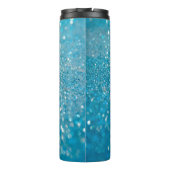 抽象芸術の青いライト芸術的、背景。 タンブラー (裏面)