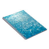 抽象芸術の青いライト芸術的、背景。 ノートブック (右側)