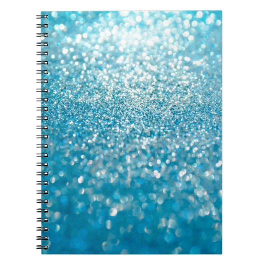 抽象芸術の青いライト芸術的、背景。 ノートブック (正面)