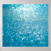 抽象芸術の青いライト芸術的、背景。 ポスター (正面)