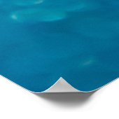 抽象芸術の青いライト芸術的、背景。 ポスター (角)