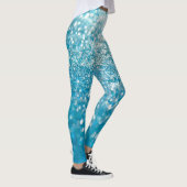 抽象芸術の青いライト芸術的、背景。 レギンス (右)