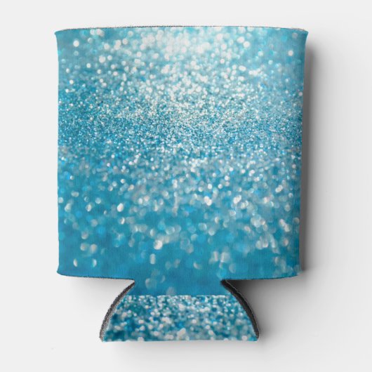 抽象芸術の青いライト芸術的、背景。 缶クーラー (正面)
