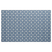 抽象芸術の青い幾何形状 ファブリック (ファットクウォーター)