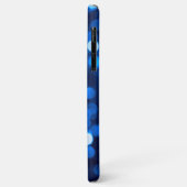 抽象芸術の青い点 Case-Mate iPhoneケース (裏面/左)