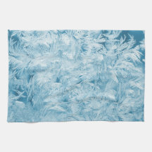 抽象芸術の青い羽と雪