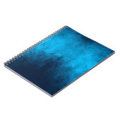 抽象芸術の青い背景 ノートブック (左側)