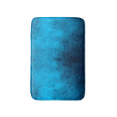 抽象芸術の青い背景 バスマット (正面縦)