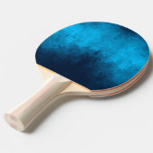 抽象芸術の青い背景 卓球ラケット (正面アングル)