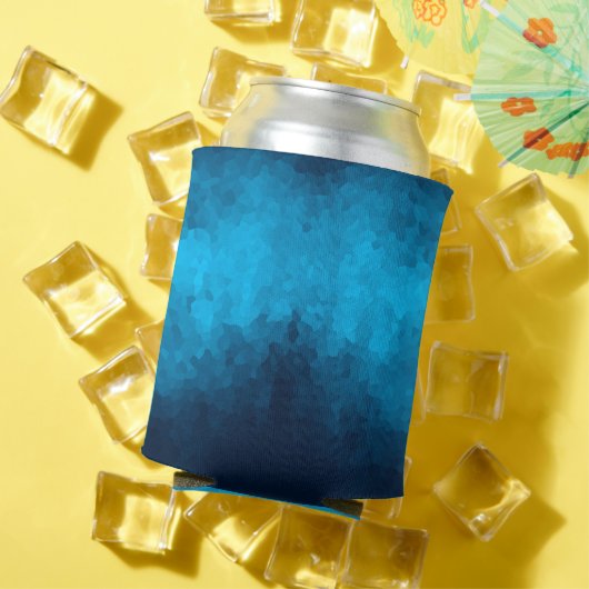 抽象芸術の青い背景 缶クーラー (インサイチュ 夏)