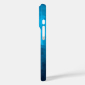 抽象芸術の青い背景 Case-Mate iPhoneケース (裏面 / 左)