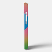 抽象芸術の青い蝶 Case-Mate iPhoneケース (裏面 / 左)