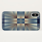 抽象芸術の青十字 Case-Mate iPhoneケース (裏面(横))
