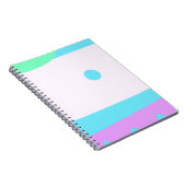 抽象芸術の風景(ブルームーン) - ノートブック (右側)