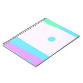 抽象芸術の風景(ブルームーン) - ノートブック (左側)