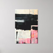 抽象芸術の風景"静かな世界"。キャンバス印刷 キャンバスプリント (正面)