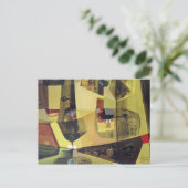 抽象芸術の風景Potosiボリビア30x22.6 ポストカード (スタンド正面)