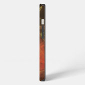 抽象芸術の魔法の炎 iPhoneケース (左側面)