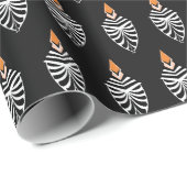 抽象芸術の鳥パターン ラッピングペーパー (ロールコーナー)