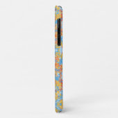 抽象芸術の黄色い青のパタ独占的ーン Case-Mate iPhoneケース (裏面/左)