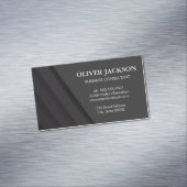 抽象芸術の黒いパネル マグネット名刺 (インサイチュ)