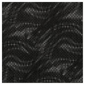 抽象芸術の黒い旋回パターン ファブリック (クローズアップ)