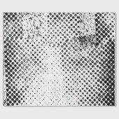 抽象芸術の黒と白のヴィンテージ背景。モノック ラッピングペーパー (フラット)