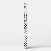 抽象芸術の黒と白のヴィンテージ背景。モノック Case-Mate iPhoneケース (裏面 / 左)