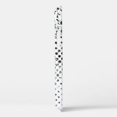 抽象芸術の黒と白のヴィンテージ背景。モノック Case-Mate iPhoneケース (裏面 / 右)