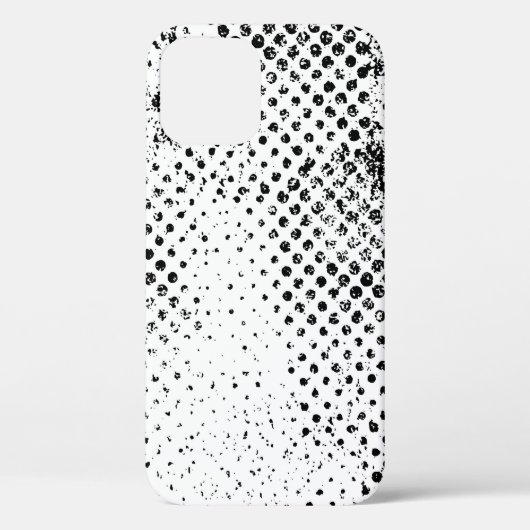 抽象芸術の黒と白のヴィンテージ背景。モノック Case-Mate iPhoneケース (裏面)