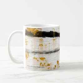 抽象芸術の2014-1年のコーヒー・マグ コーヒーマグカップ