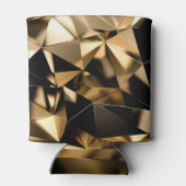 抽象芸術の3D結晶三角形の背景。 缶クーラー (裏面)