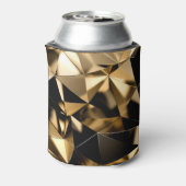 抽象芸術の3D結晶三角形の背景。 缶クーラー (缶裏面)
