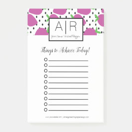 抽象芸術はっきりしたイチゴ ポストイット