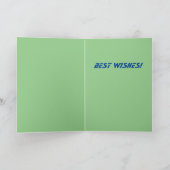 抽象芸術はっきりしたガラスカーモダンドの明るい色 カード (内部)