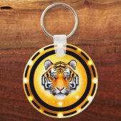 抽象芸術はっきりしたトライラストレーション キーホルダー (裏面)