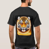 抽象芸術はっきりしたトライラストレーション Tシャツ (裏面)
