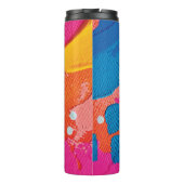 抽象芸術はっきりした信仰の感動的タンブラー タンブラー (裏面)