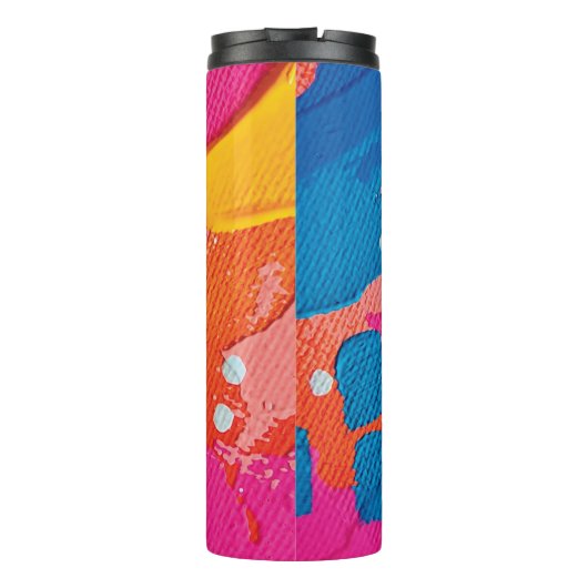 抽象芸術はっきりした信仰の感動的タンブラー タンブラー (裏面)