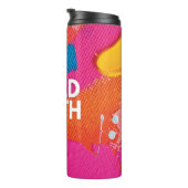 抽象芸術はっきりした信仰の感動的タンブラー タンブラー (回転右)