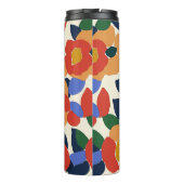 抽象芸術はっきりした花柄 タンブラー (裏面)