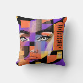 抽象芸術は女を信仰した クッション (正面)