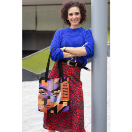 抽象芸術は女を信仰した トートバッグ